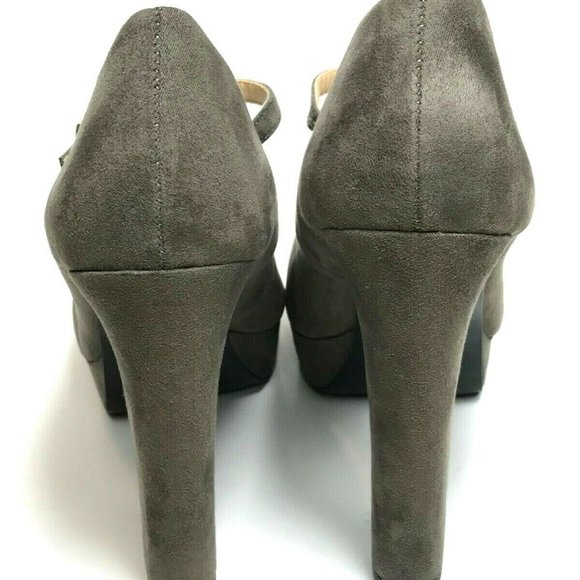 Zara Trafaluc Buckle Strap Platform Block Heels - Picture 7 of 11